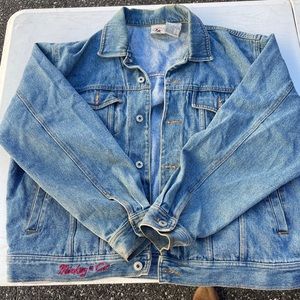 Disney Mickey Jean Jacket Size L